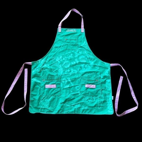 New Era Apron Chef 2 II Impress Pink Unique Pockets Adjustable Professional - Picture 1 of 8